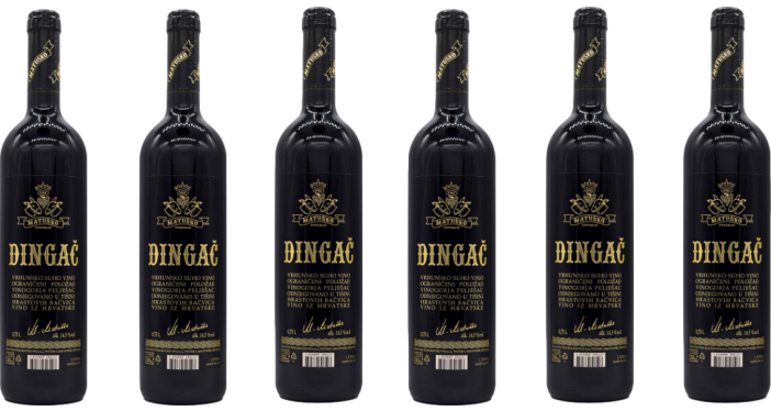 Bottle of Matusko Dingac 2019 Skrzynia na 6 butelek wine 0 ml