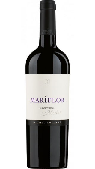 Bottle of Michel Rolland Mariflor Merlot 2018 wine 750 ml