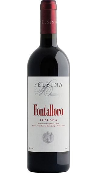 Bottle of Felsina Fontalloro 2015 wine 750 ml