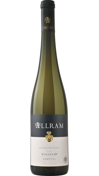 Bottle of Allram Ried Renner Gruner Veltliner 2018 wine 750 ml