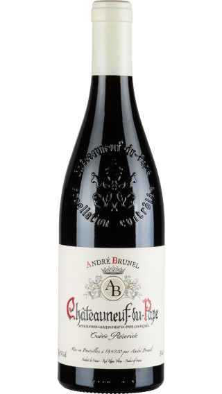 Bottle of Andre Brunel Chateauneuf du Pape 2021 wine 750 ml