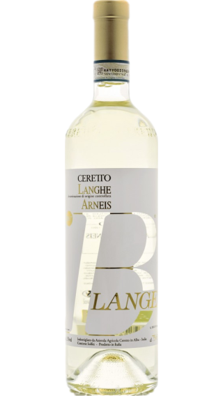 Bottle of Ceretto Blange Langhe Arneis 2021 wine 750 ml