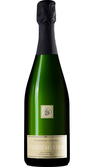 Bottle of Champagne Doyard Vendemiaire Blanc de Blancs Premier Cru wine 750 ml