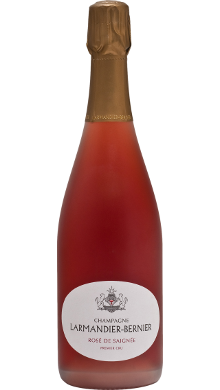 Bottle of Champagne Larmandier Bernier Rose de Saignee Premier Cru wine 750 ml