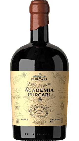 Bottle of Chateau Purcari Academia Viorica 2021 wine 750 ml