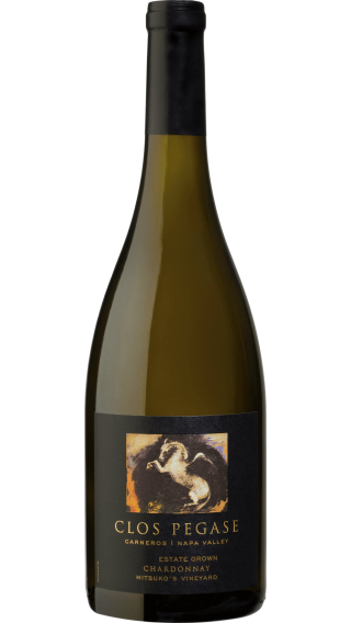 Bottle of Clos Pegase Mitsuko's Vineyard Chardonnay 2019 wine 750 ml