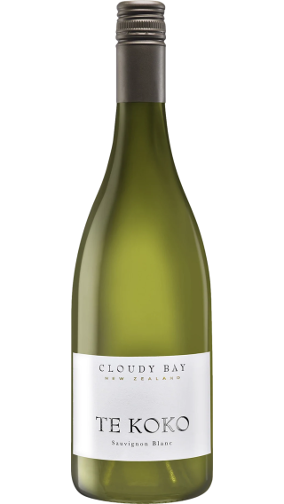 Bottle of Cloudy Bay Te Koko Sauvignon Blanc 2021 wine 750 ml