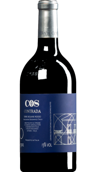 Bottle of COS Contrada Nero d'Avola 2017 wine 750 ml