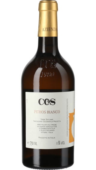 Bottle of COS Pithos Bianco 2022 wine 750 ml