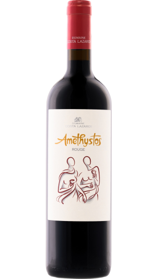 Bottle of Costa Lazaridi Amethystos Red 2022 wine 750 ml