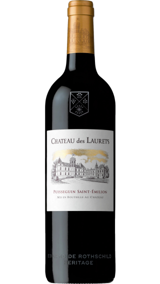 Bottle of Edmond de Rothschild Chateau des Laurets 2015 wine 750 ml