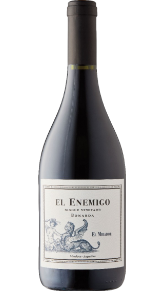 Bottle of El Enemigo  El Mirador Single Vineyard Bonarda 2019 wine 750 ml