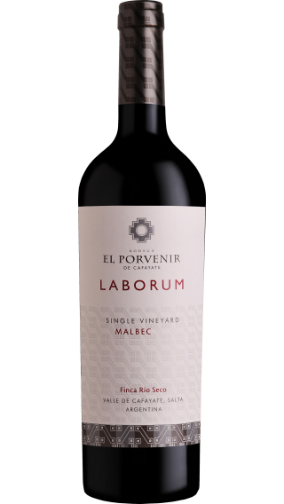 Bottle of El Porvenir de Cafayate Laborum Single Vineyard Malbec 2018 wine 750 ml