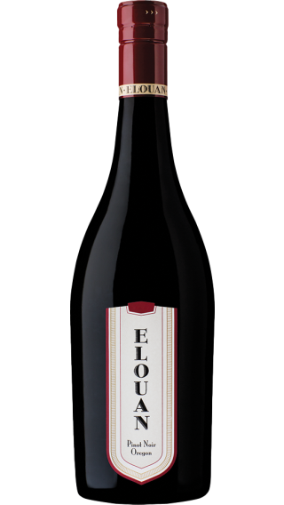 Bottle of Elouan Pinot Noir 2017 wine 750 ml