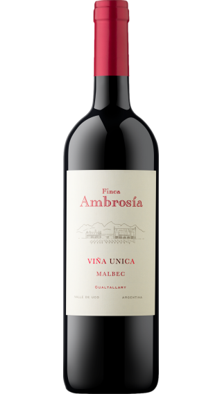 Bottle of Finca Ambrosia Vina Unica Malbec 2020 wine 750 ml