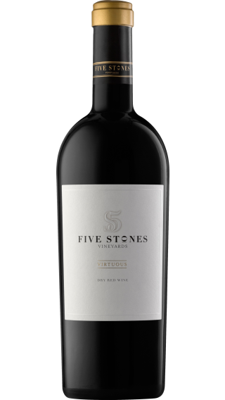 Bottle of Five Stones Virtuous 2020 wine 750 ml