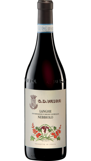 Bottle of G.D. Vajra Langhe Nebbiolo 2022 wine 750 ml