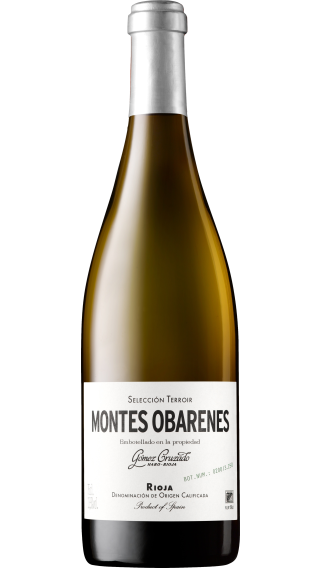 Bottle of Gomez Cruzado Montes Obarenes 2021 wine 750 ml