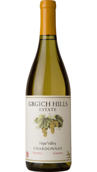 Bottle of Grgich Hills Chardonnay 2020 wine 750 ml