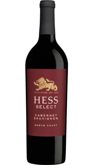 Bottle of Hess Select Cabernet Sauvignon 2018 wine 750 ml