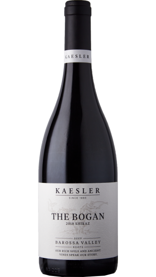 Bottle of Kaesler The Bogan Shiraz 2021 wine 750 ml