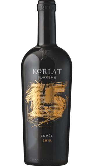 Bottle of Korlat Supreme Cuvee 2015 wine 750 ml