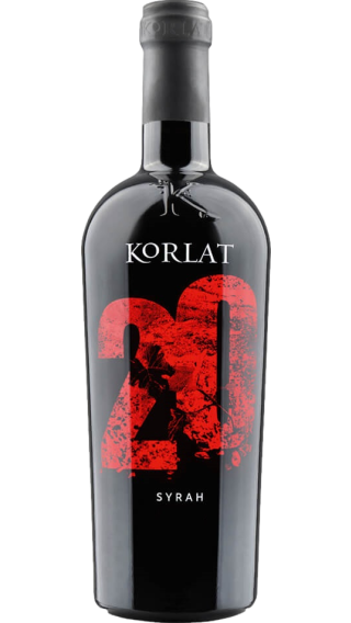 Bottle of Korlat Syrah 2020 wine 750 ml