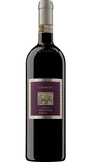 Bottle of La Spinetta Casanova Chianti Riserva 2020 wine 750 ml