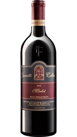 Bottle of Leonetti Merlot 2018 wine 750 ml