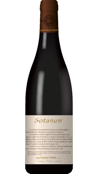 Bottle of Les Vins de Vienne Sotanum 2020 wine 750 ml