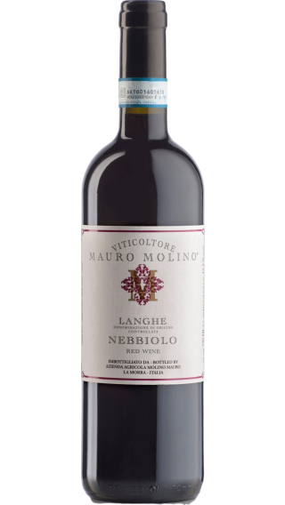 Bottle of Mauro Molino Langhe Nebbiolo 2020 wine 750 ml