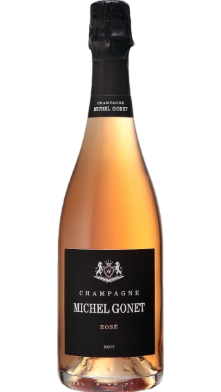 Bottle of Champagne Michel Gonet Brut Rose wine 750 ml