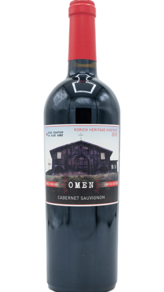 Bottle of Omen Cabernet Sauvignon 2018 wine 750 ml