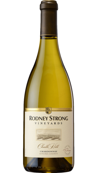 Bottle of Rodney Strong Chalk Hill Chardonnay 2019 wine 750 ml