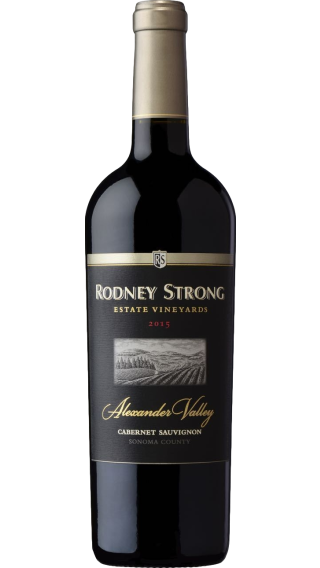 Bottle of Rodney Strong Alexander Valley Estate Cabernet Sauvignon 2016 wine 750 ml