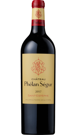 Bottle of Chateau Phelan Segur Saint Estephe 2017 wine 750 ml