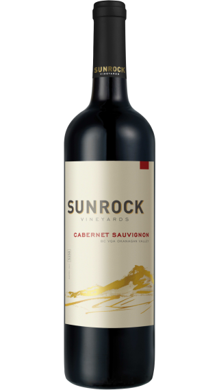 Bottle of Sunrock Cabernet Sauvignon 2020 wine 750 ml