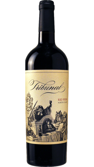 Bottle of Tribunal Red 2019 wine 750 ml