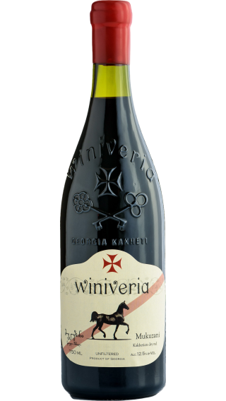 Bottle of Winiveria Mukuzani 2020 wine 750 ml