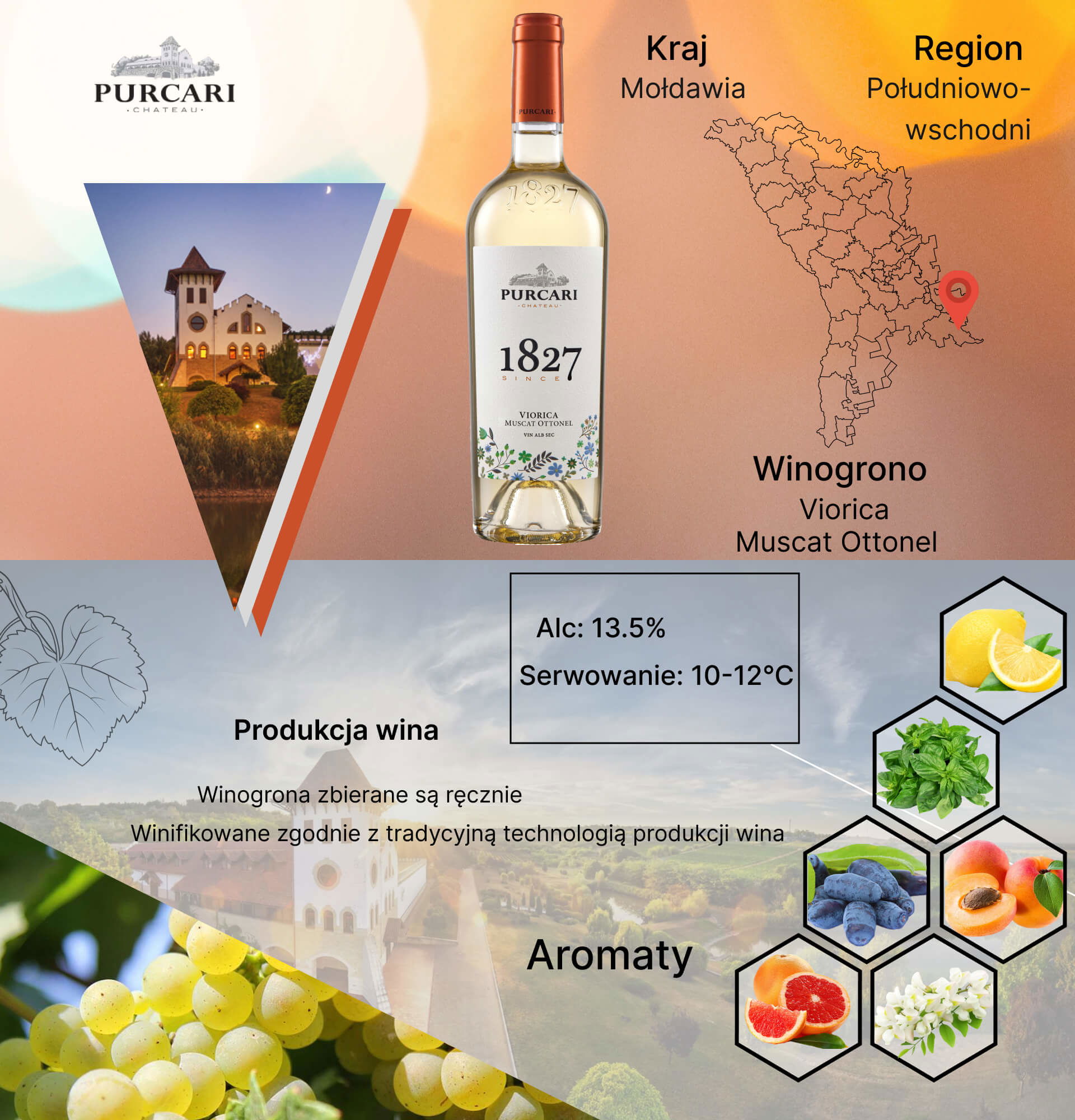 Chateau Purcari Viorica Muscat de Purcari pl