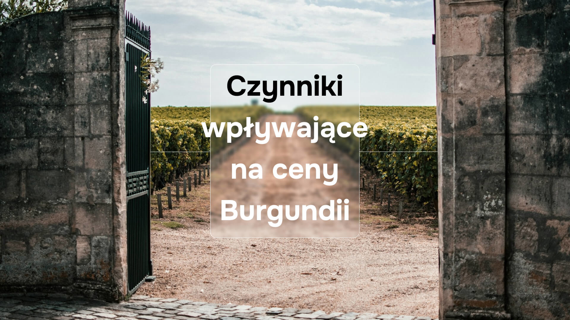 Czynniki wpływające na ceny Burgundii