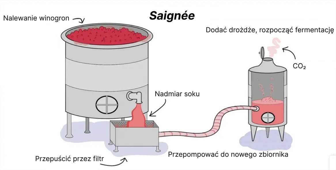 Jak powstaje różowe wino