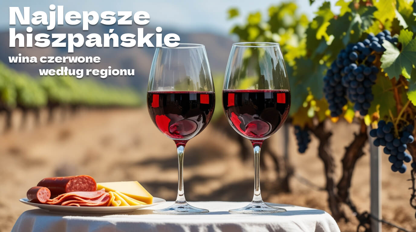 Najlepsze hiszpańskie wina czerwone według regionu