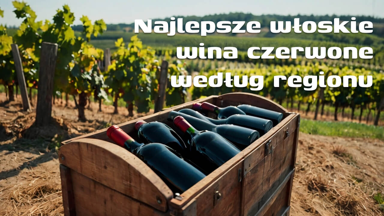 Nejlepší italská červená vína podle regionu