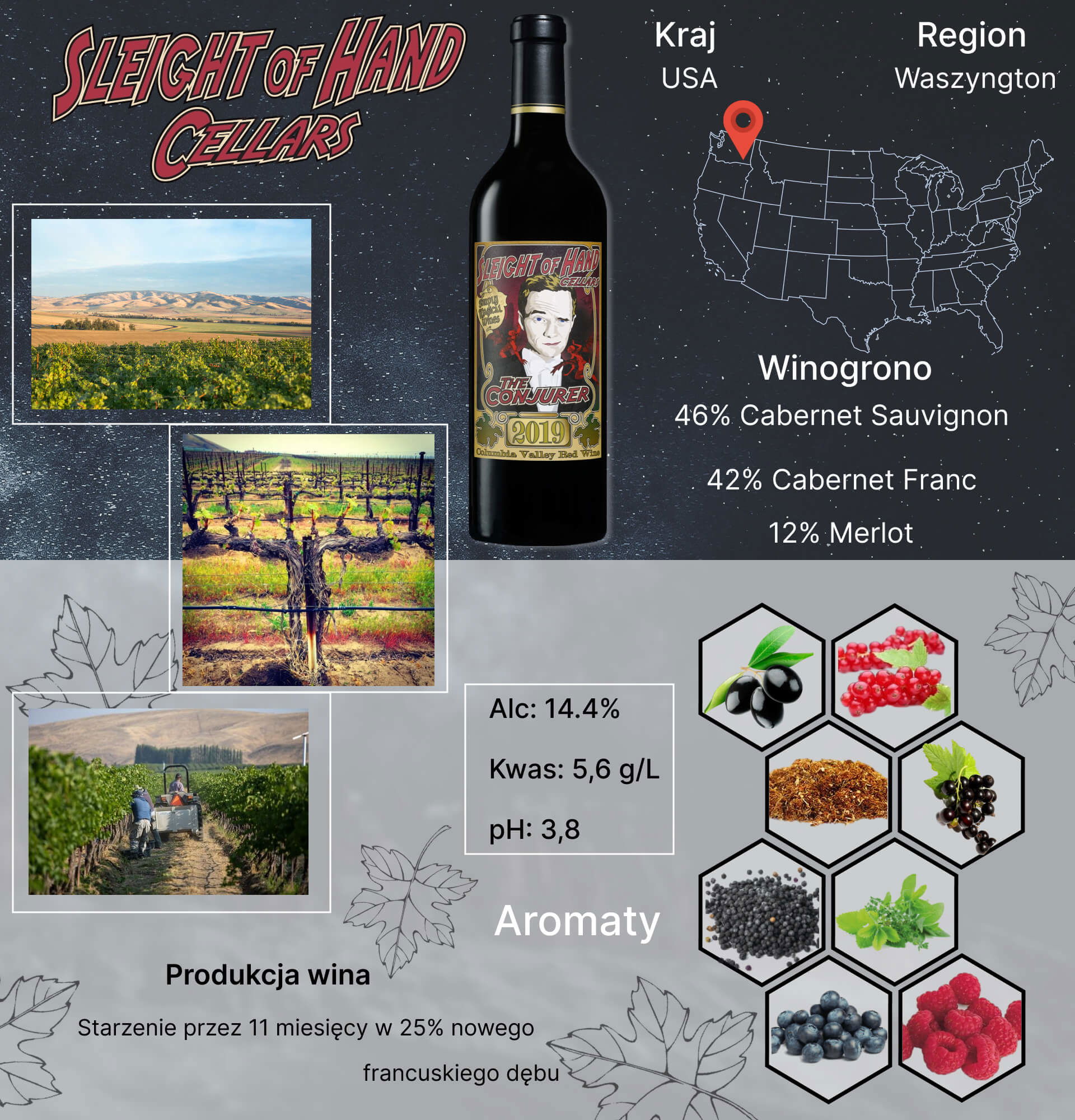 Sleight Of Hand Cellars The Conjurer Red Blend pl