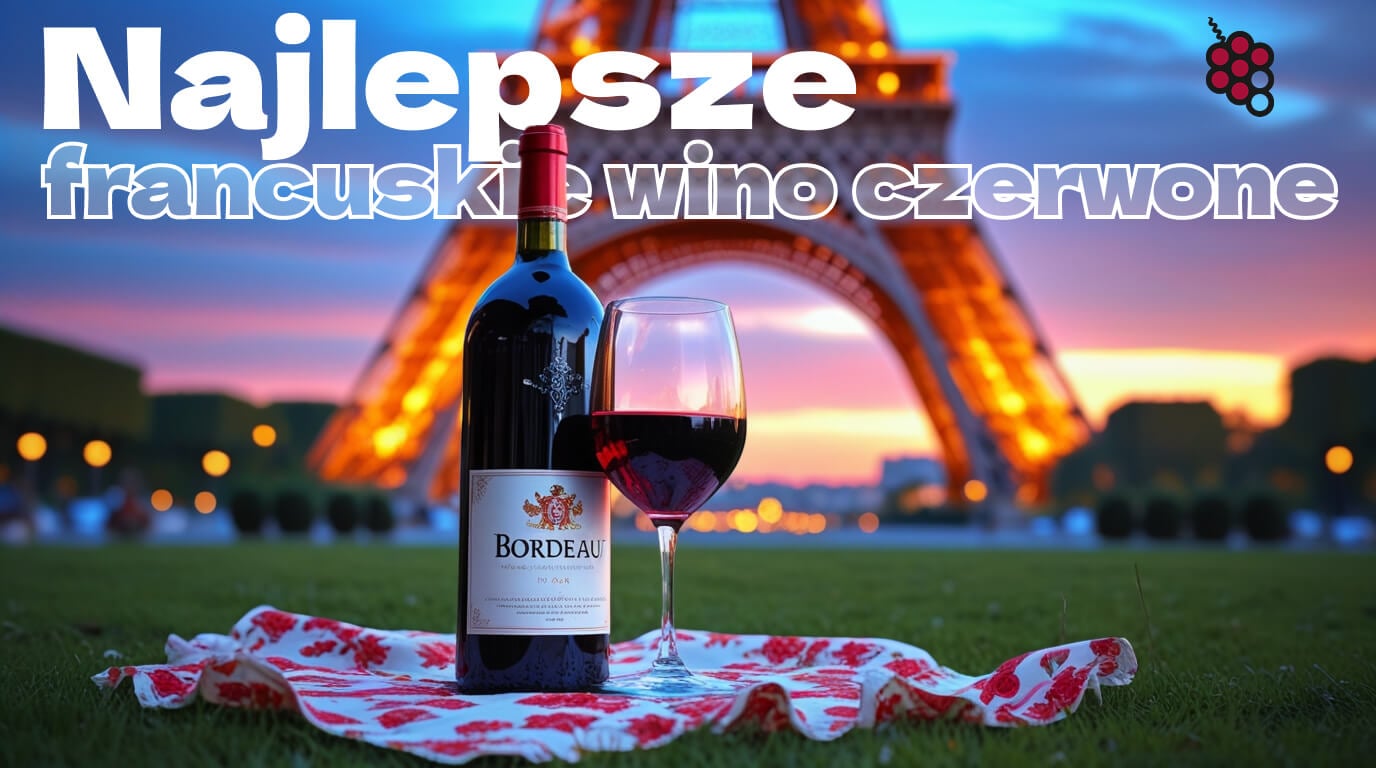 Francuskie czerwone wino z każdego regionu